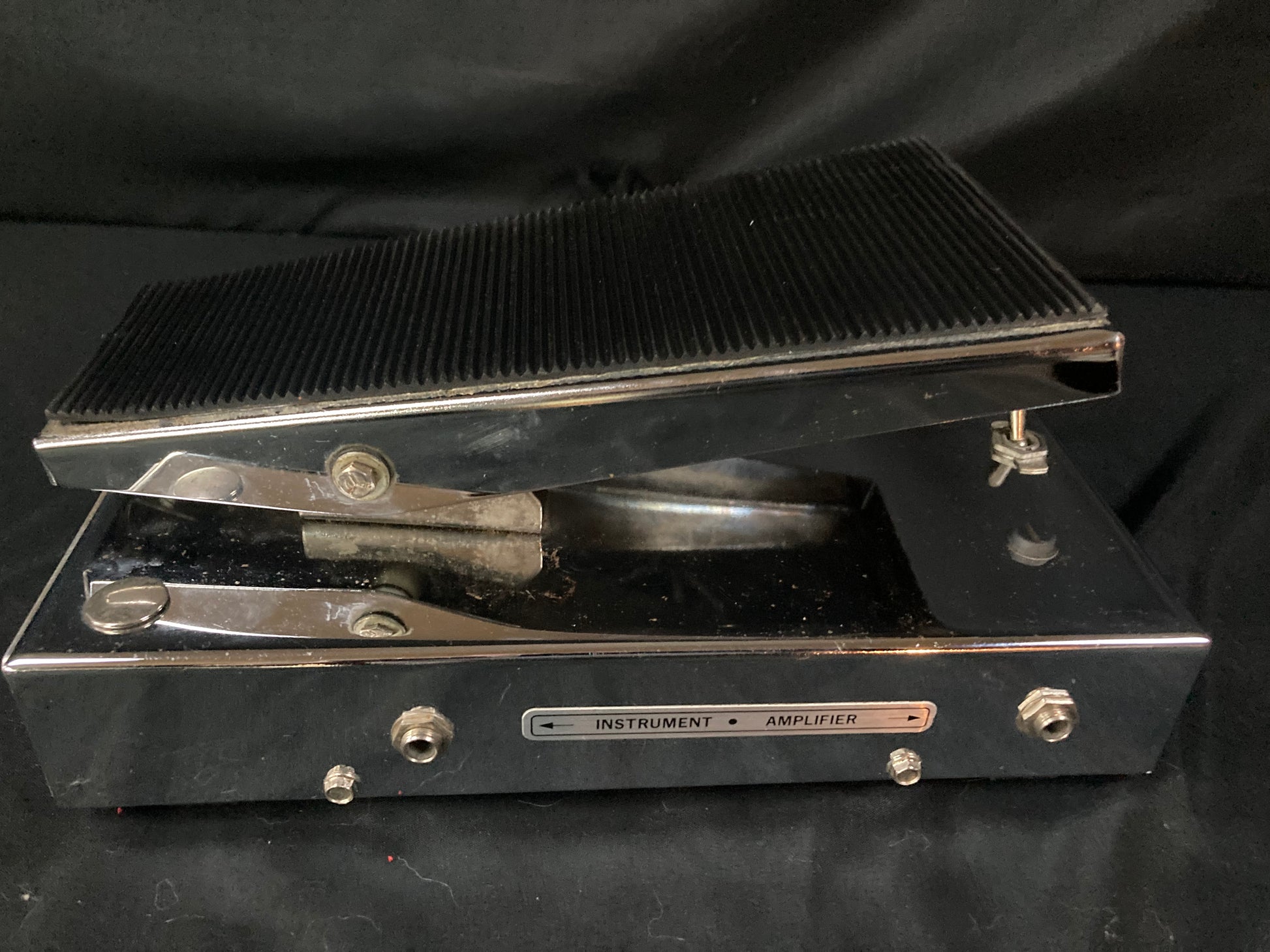 Tel Ray Morley VOL Volume Pedal 1980's - Chrome - Very Clean